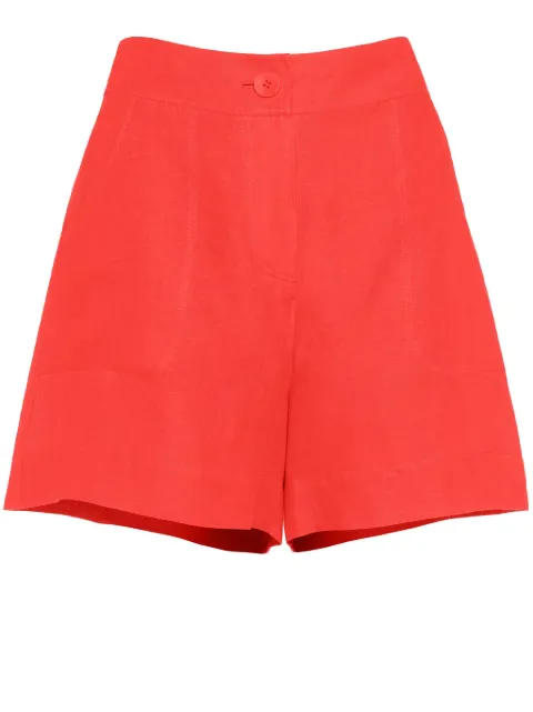 ERES Correct high-waisted linen shorts