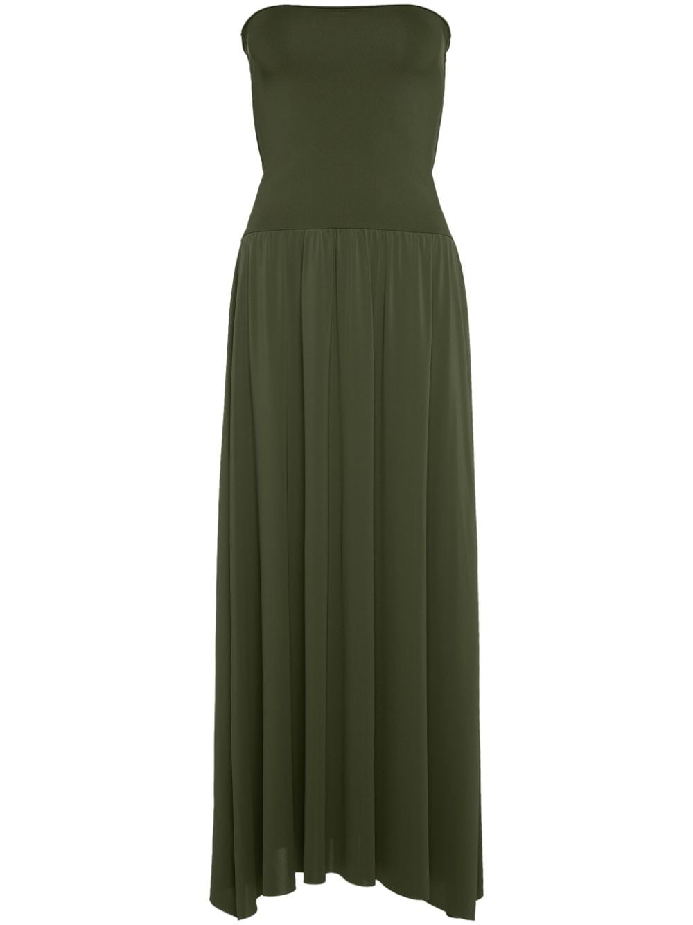 ERES Strapless maxi-jurk Groen