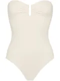 ERES Bossa Nova ribbed swimsuit - White