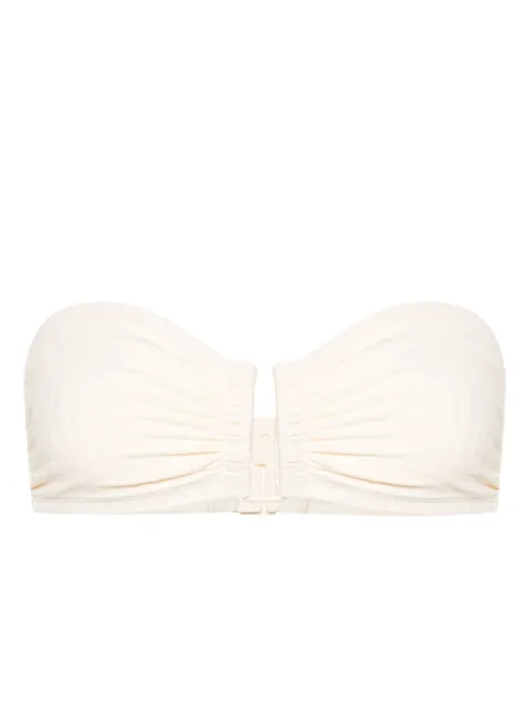 ERES ribbed bandeau bikini top