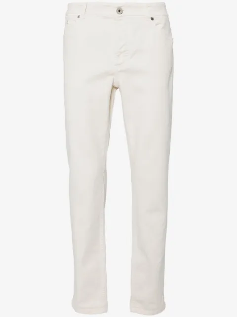 Brunello Cucinelli mid-rise slim-fit jeans