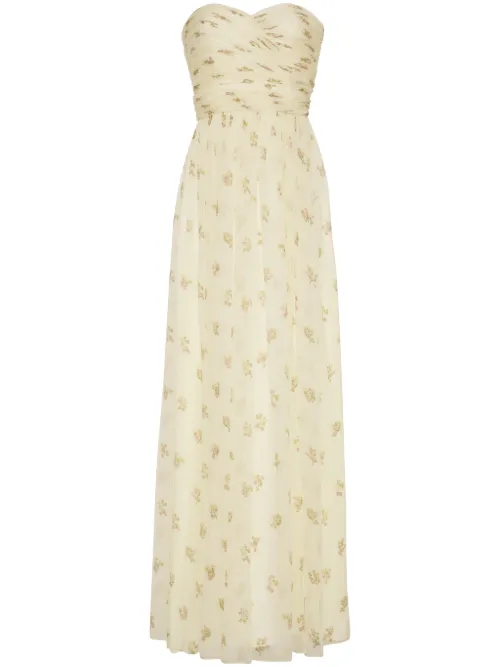 Robe-bustier Estelle en crêpe - Adam Lippes - Modalova