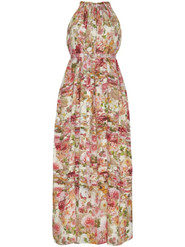 Adam Lippes Sabine Crepe-de-chine Shift Dress in White