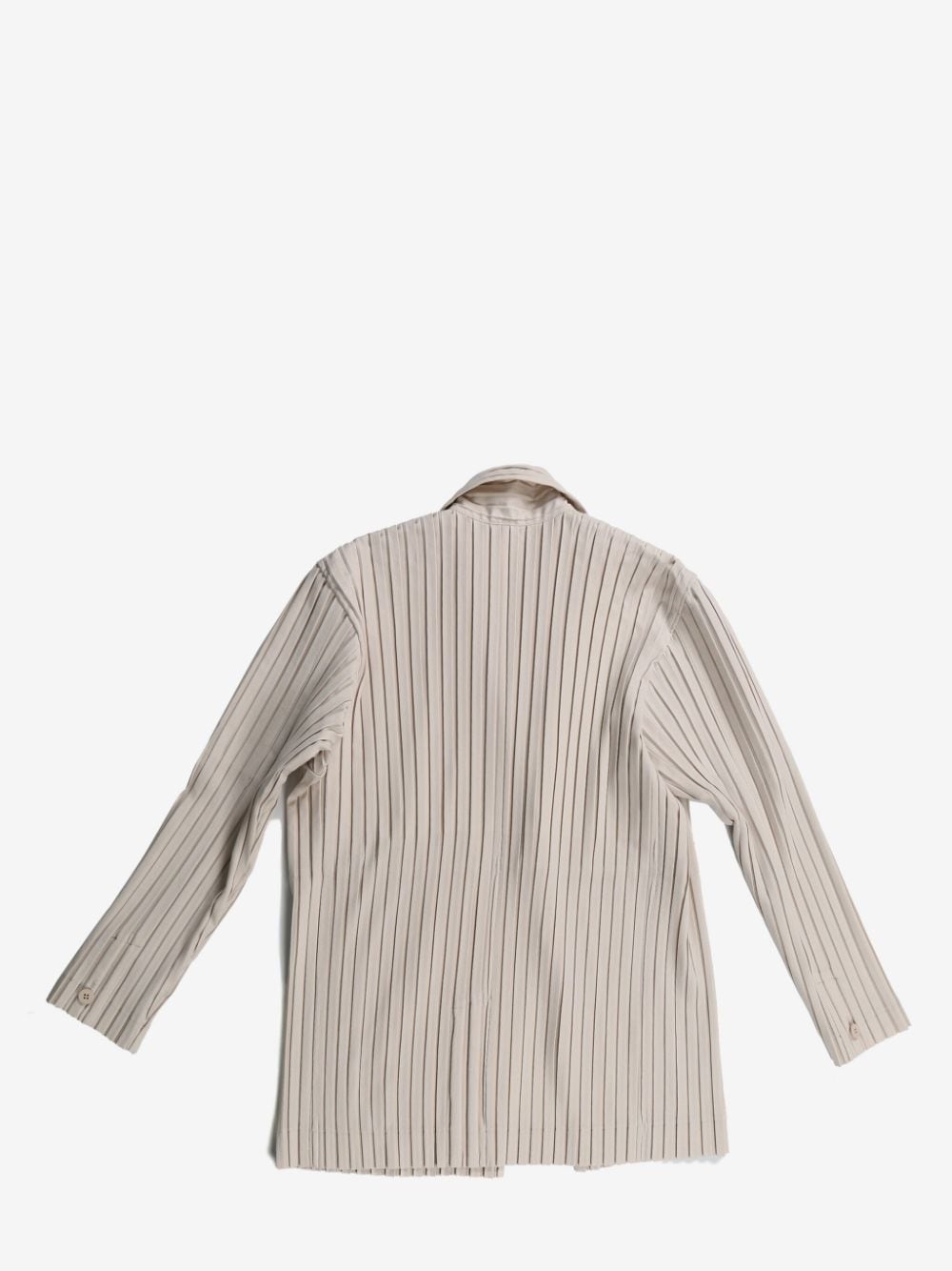 Homme Plissé Issey Miyake Box Pleats Ensemble jacket - Beige