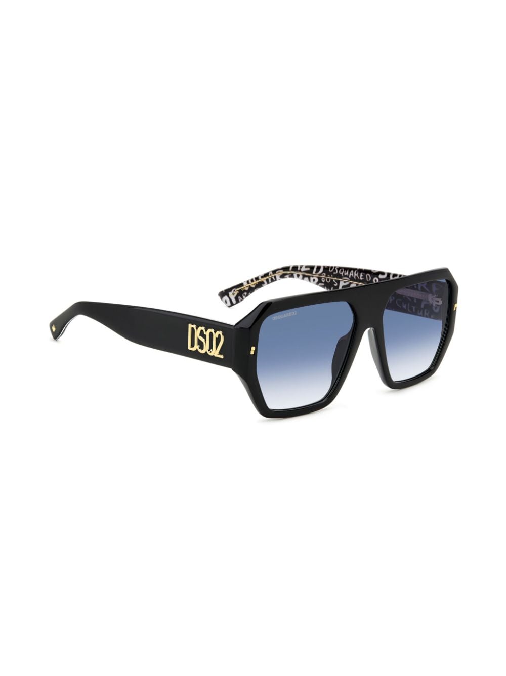 Shop Dsquared2 Hype Navigator-frame Sunglasses In Black