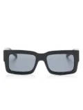 BOSS Double B-plaque rectangle-frame sunglasses - Black
