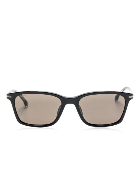 BOSS lentes de sol con armazón rectangular
