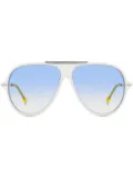 Isabel Marant Eyewear Hera pilot-frame sunglasses - White