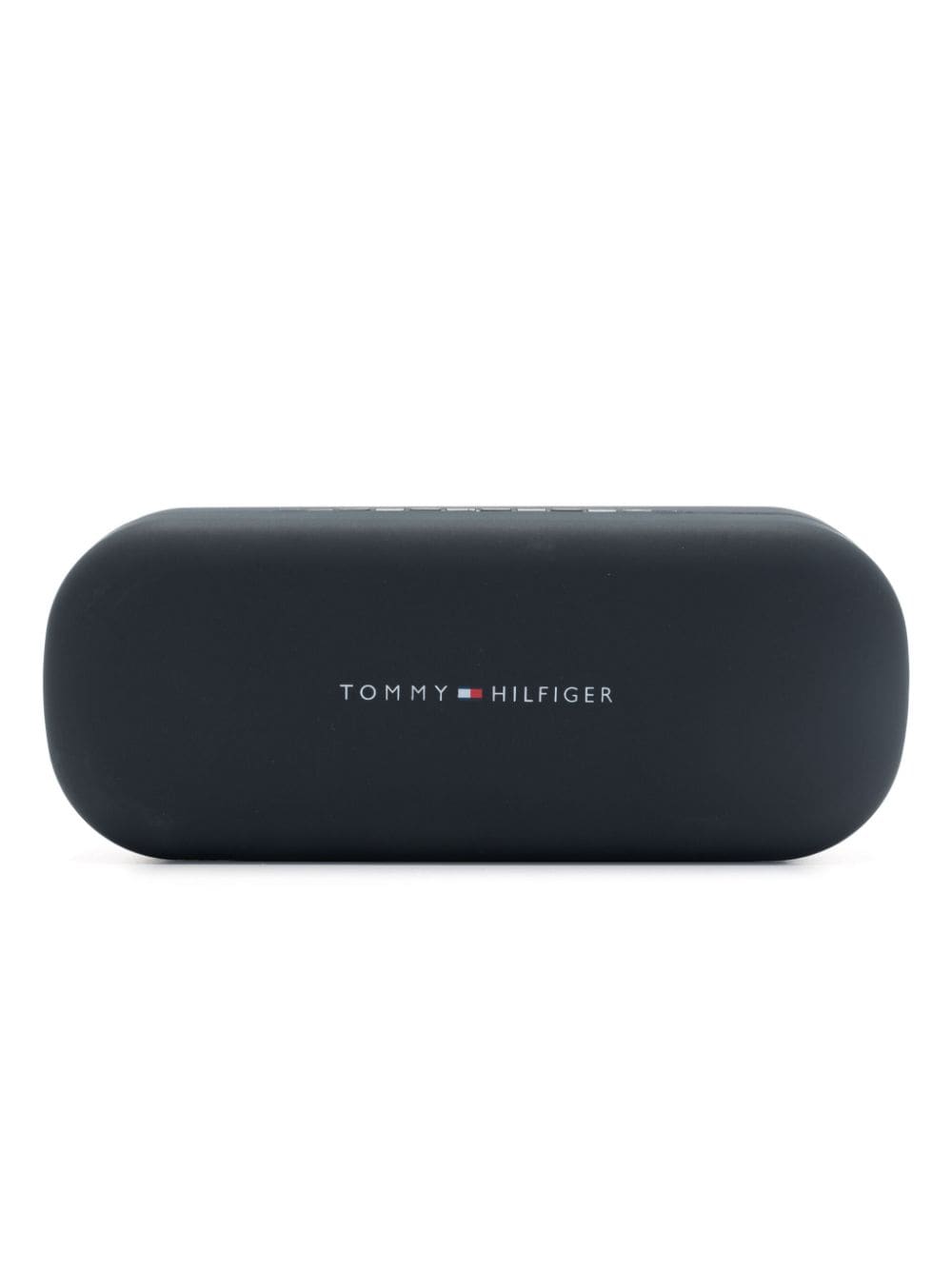 Shop Tommy Hilfiger Rectangle-frame Matte Sunglasses In Black