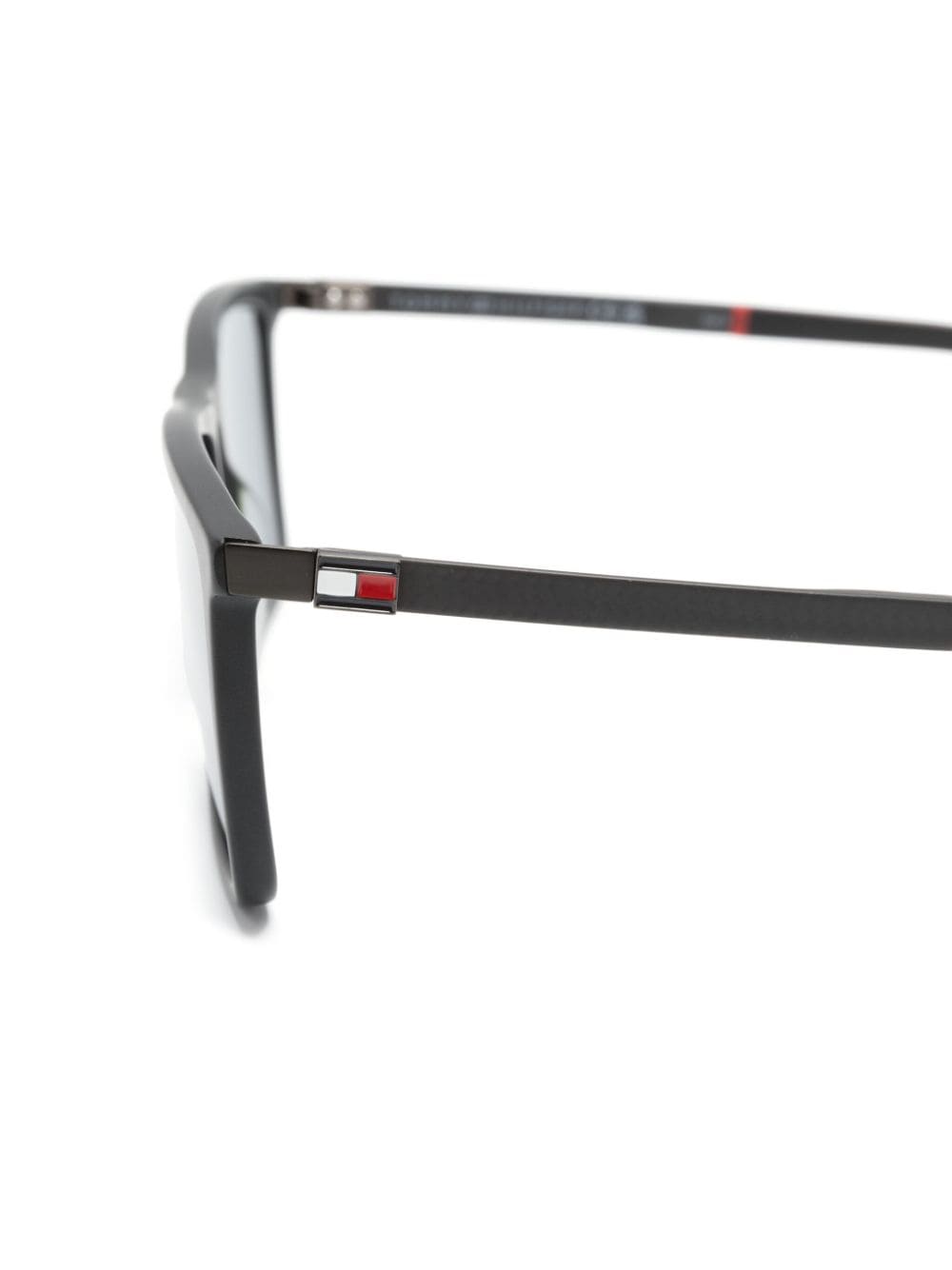 TOMMY HILFIGER RECTANGLE-FRAME MATTE SUNGLASSES 