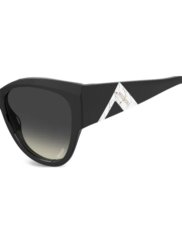 MISSONI EYEWEAR Engraved Logo Sunglasses Black FARFETCH HK