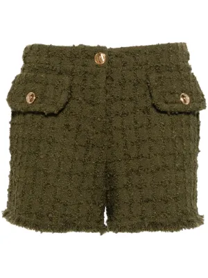 パンツ VERSACE Women Shorts  Burmudas 1001729 1A00540 1B000 Black Black Cotton shorts Versace - Vitkac Canada
