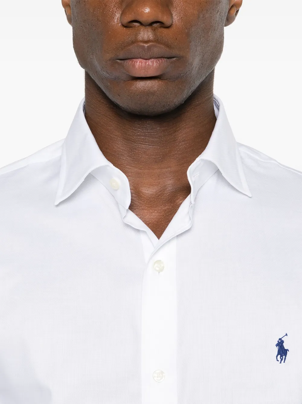 Polo Ralph Lauren Katoenen overhemd met borduurwerk Wit