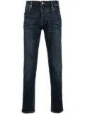 Emporio Armani J75 low-rise slim-fit jeans - Blue