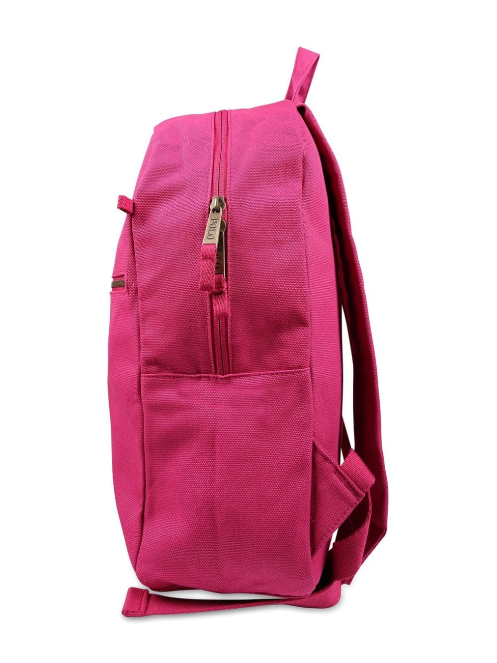 Shop Ralph Lauren Polo Pony Cotton Backpack In Pink
