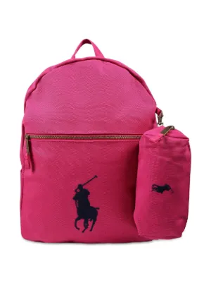 POLO RALPH LAUREN KIDS Polo Pony バックパック | ピンク | FARFETCH JP