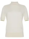 Adam Lippes mock-neck cashmere top - Neutrals