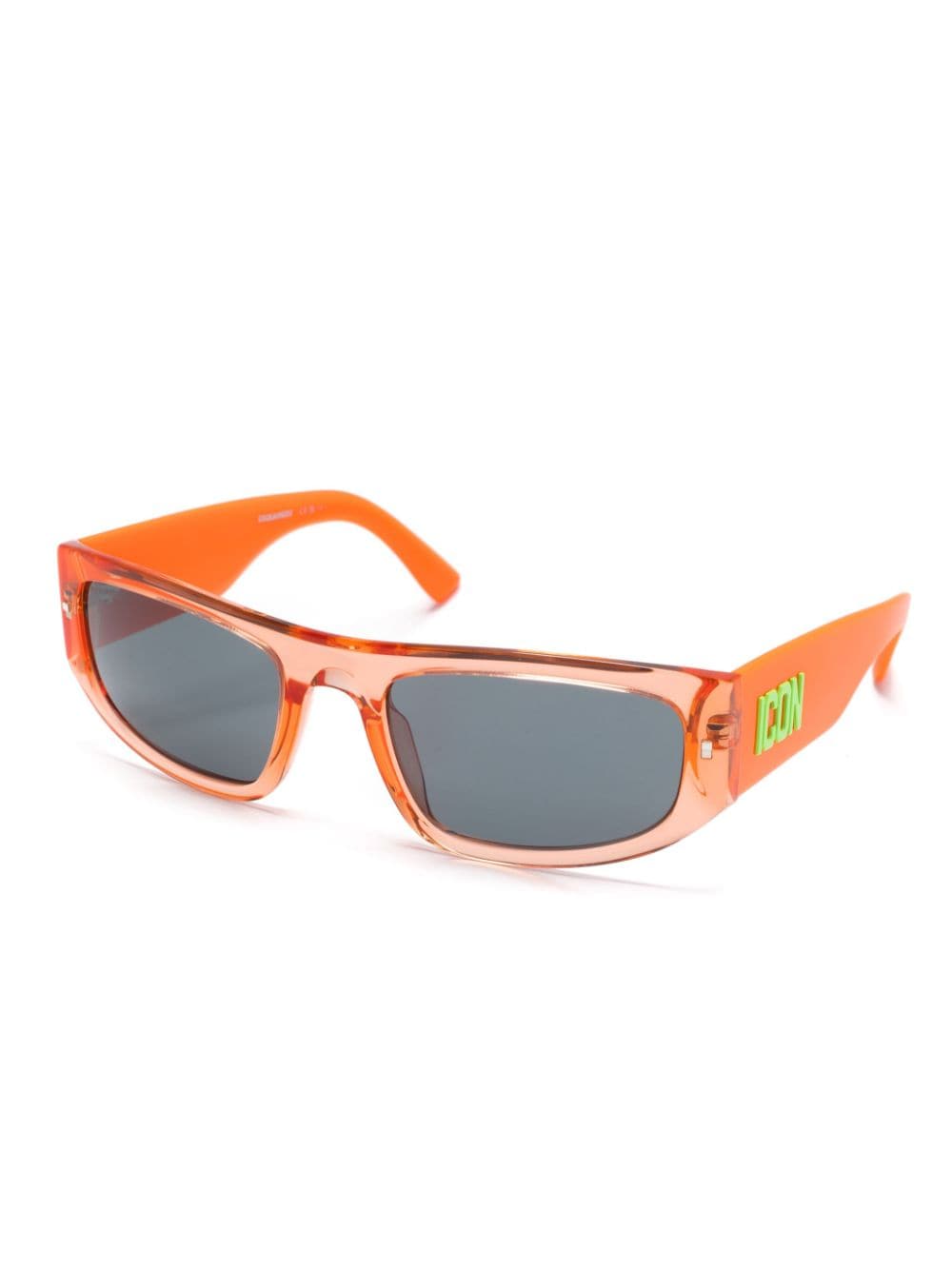 DSQUARED2 EYEWEAR Zonnebril met Icon-patroon - Oranje