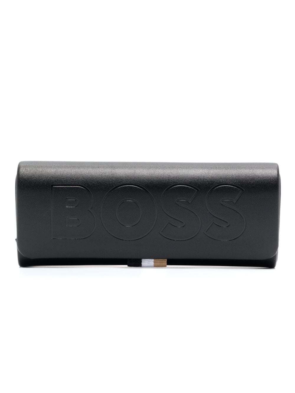 Shop Hugo Boss Rectangle-frame Tinted Sunglasses In Black