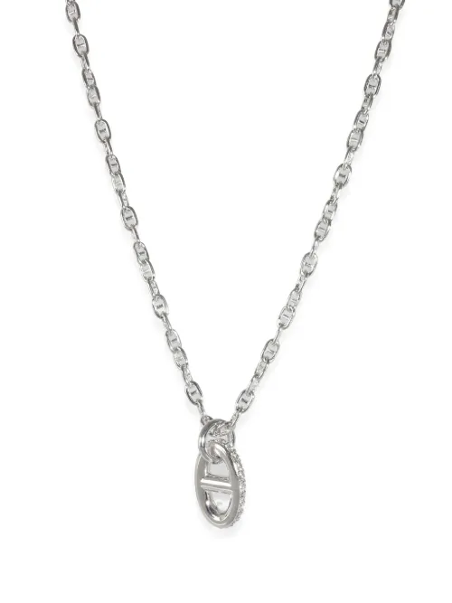 Collier Farandole en or blanc 18ct pavé de diamants - Hermès Pre-Owned - Modalova