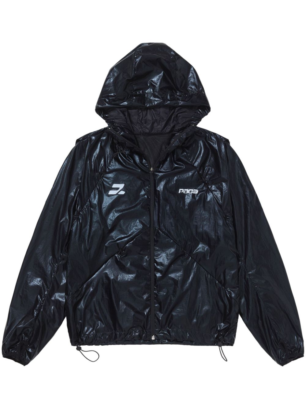 Shop Pace Dt2 Windbreaker Jacket In Black