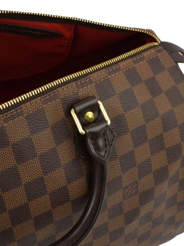 Louis Vuitton Pre-Owned 2011 Speedy 35 Handtas | Bruin | FARFETCH NL