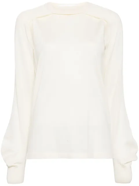 Helmut Lang top con detalle de abertura