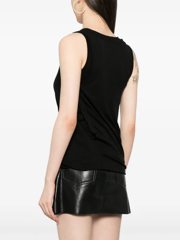 Helmut Lang scoop-neck Tank Top | Black | FARFETCH
