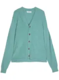 Wood Wood V-neck knit cardigan - Green