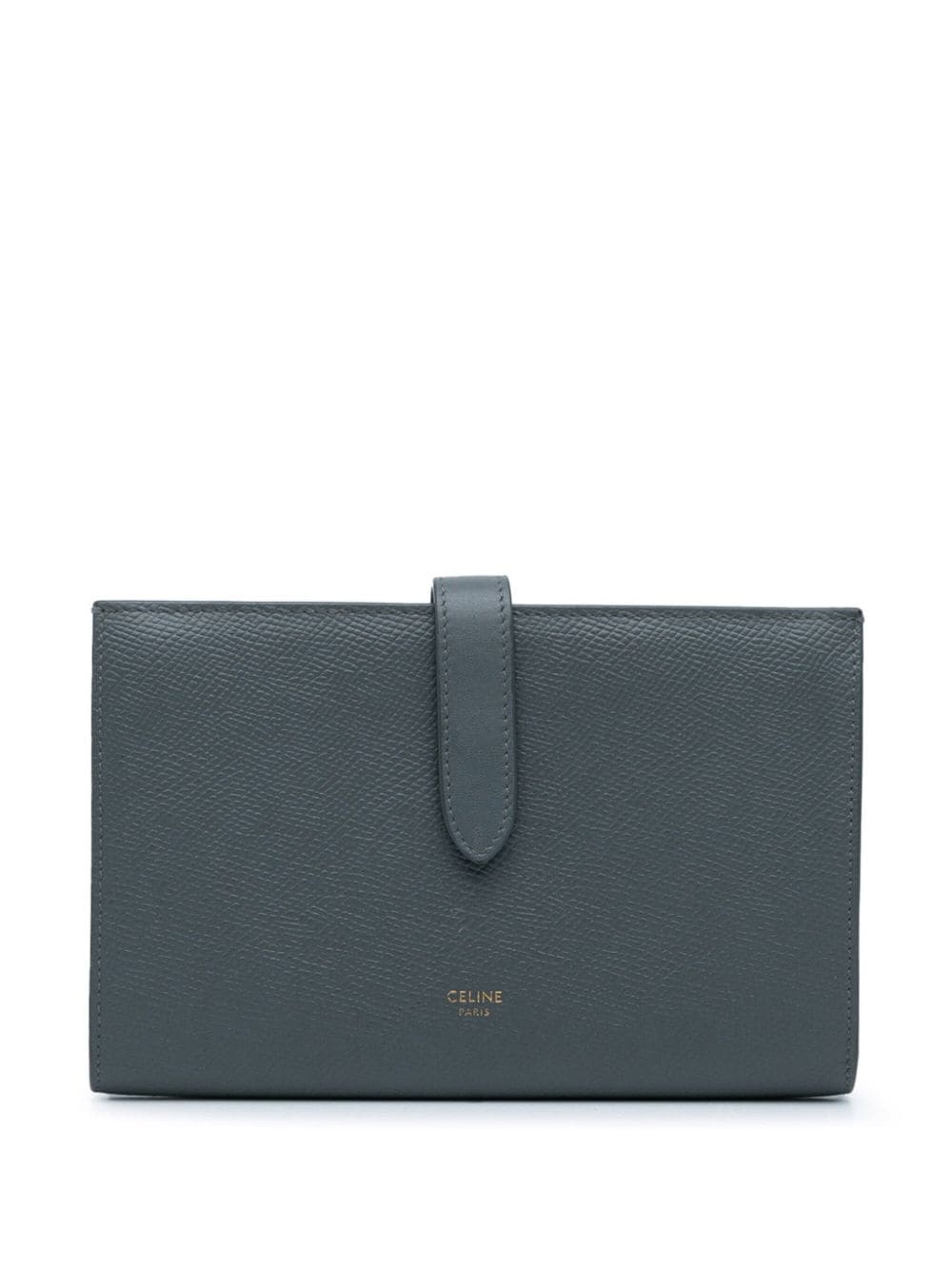 Pre-owned Celine Multifunction Strap 长款钱包（2019年典藏款） In Grey