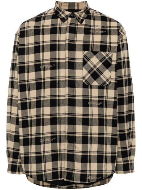 Off-White checked cotton shirt Men