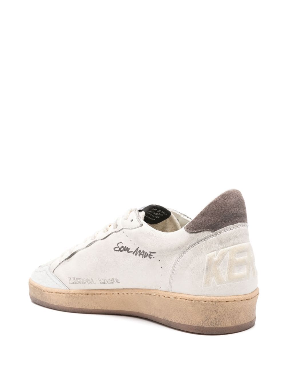 Golden Goose Ballstar leren sneakers Wit