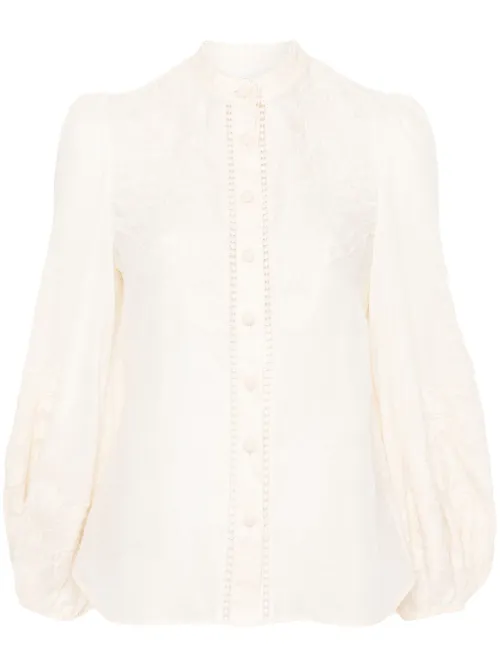 Chemise brodée Ottie - ZIMMERMANN - Modalova