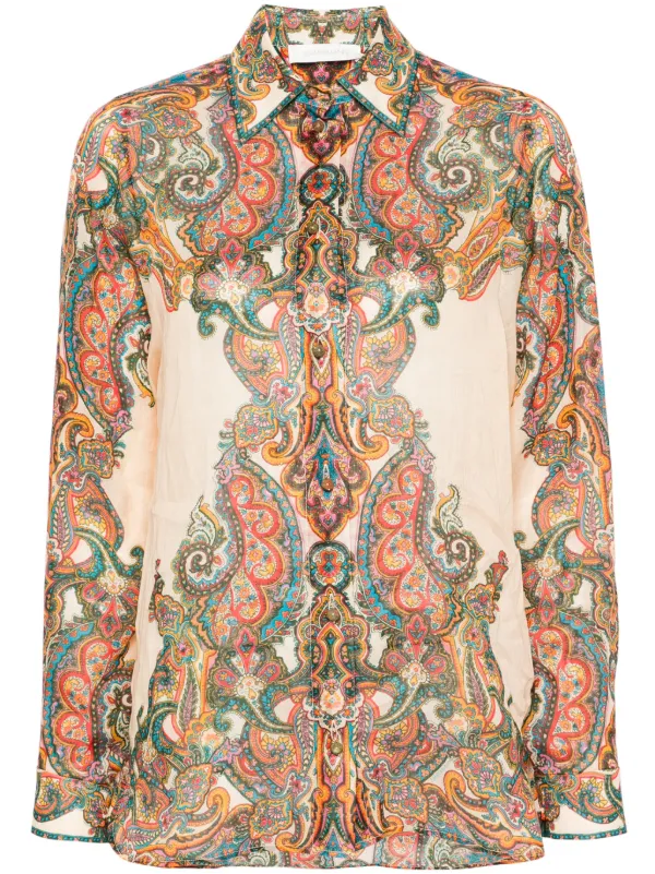 【Zimmermann】Ottie ラッフル カットアウト ペイズリー Zimmermann】Ottie ラッフル カットアウト ペイズリー