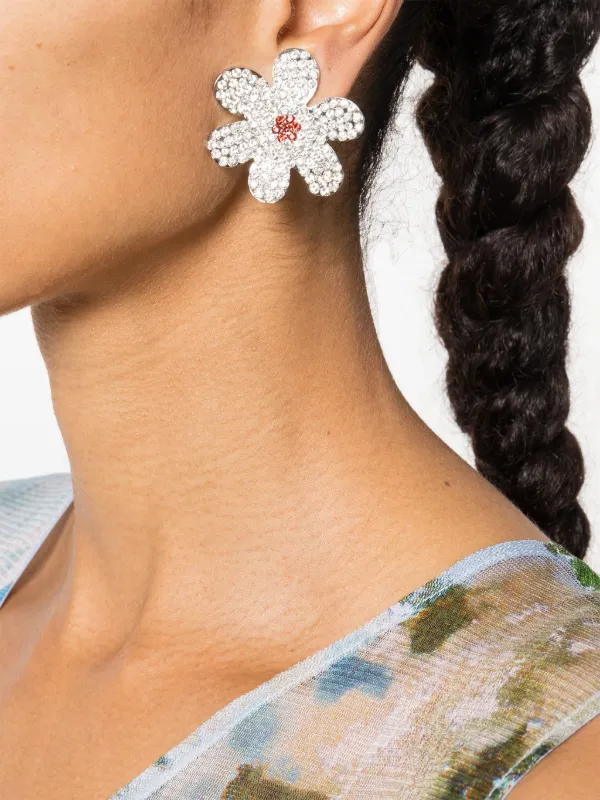 Marni flower earrings cheap