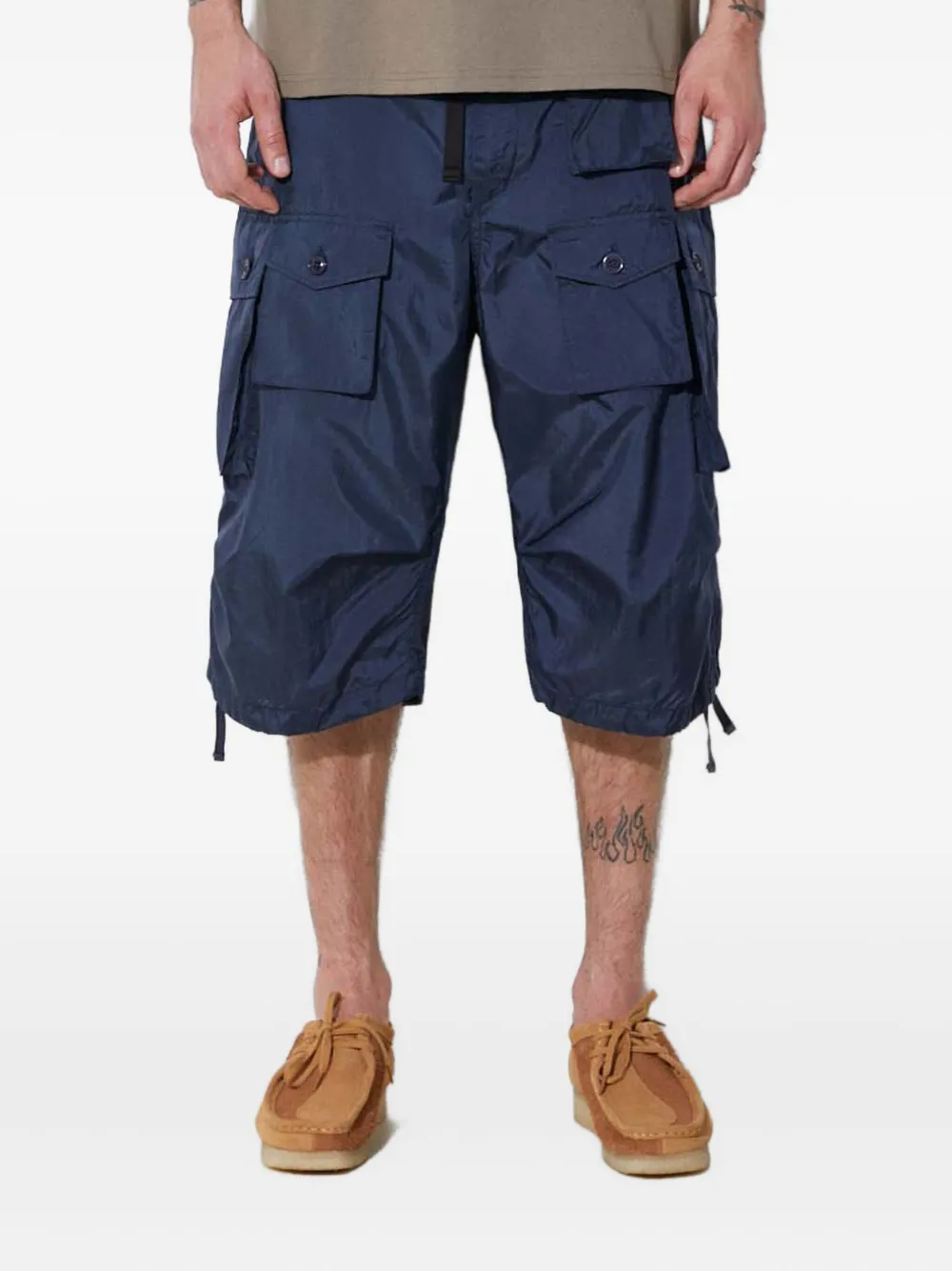 Engineered Garments cargo pocket shorts | Blue | Image 1