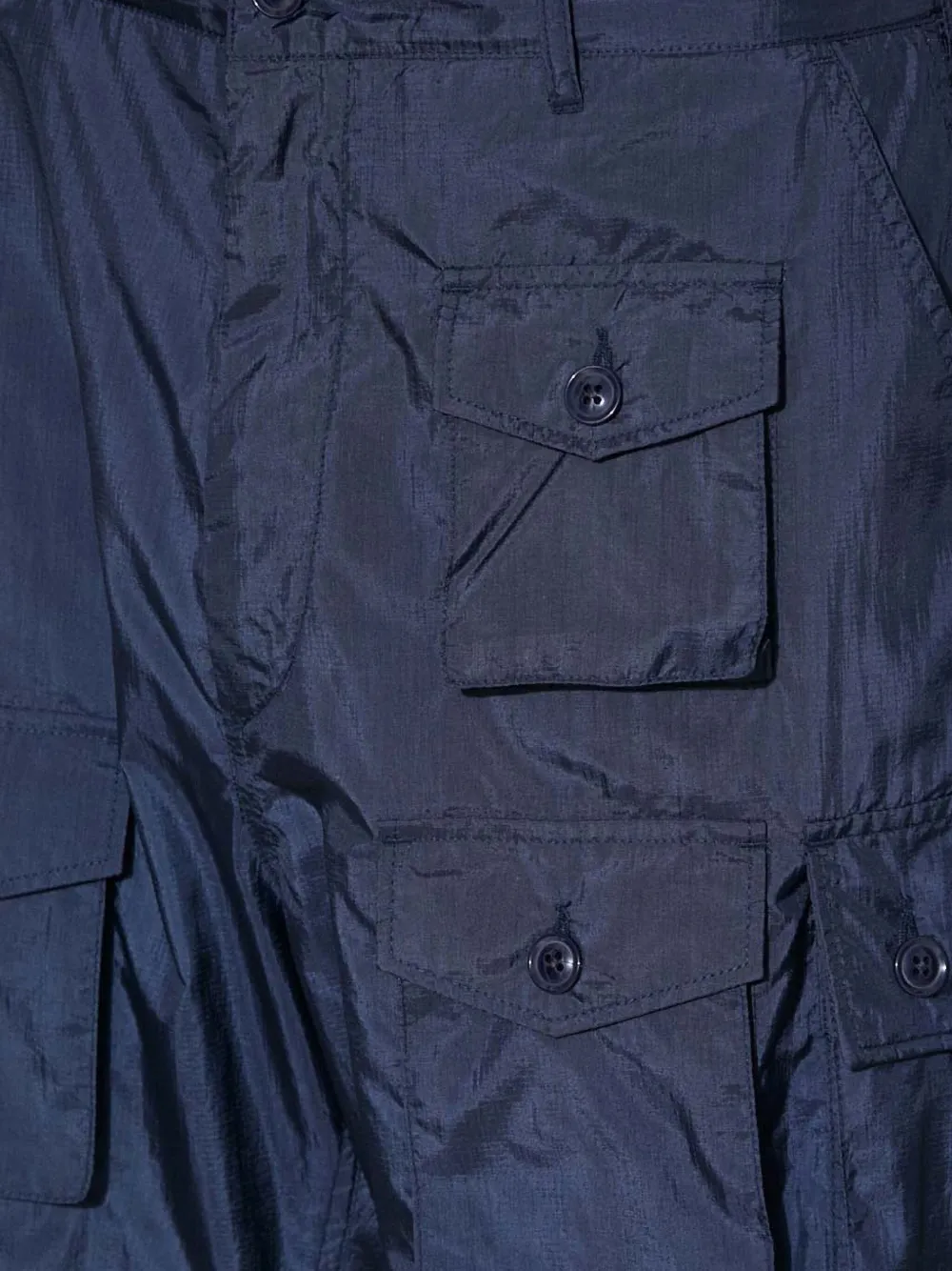 Engineered Garments Cargo Pocket Shorts In Blue