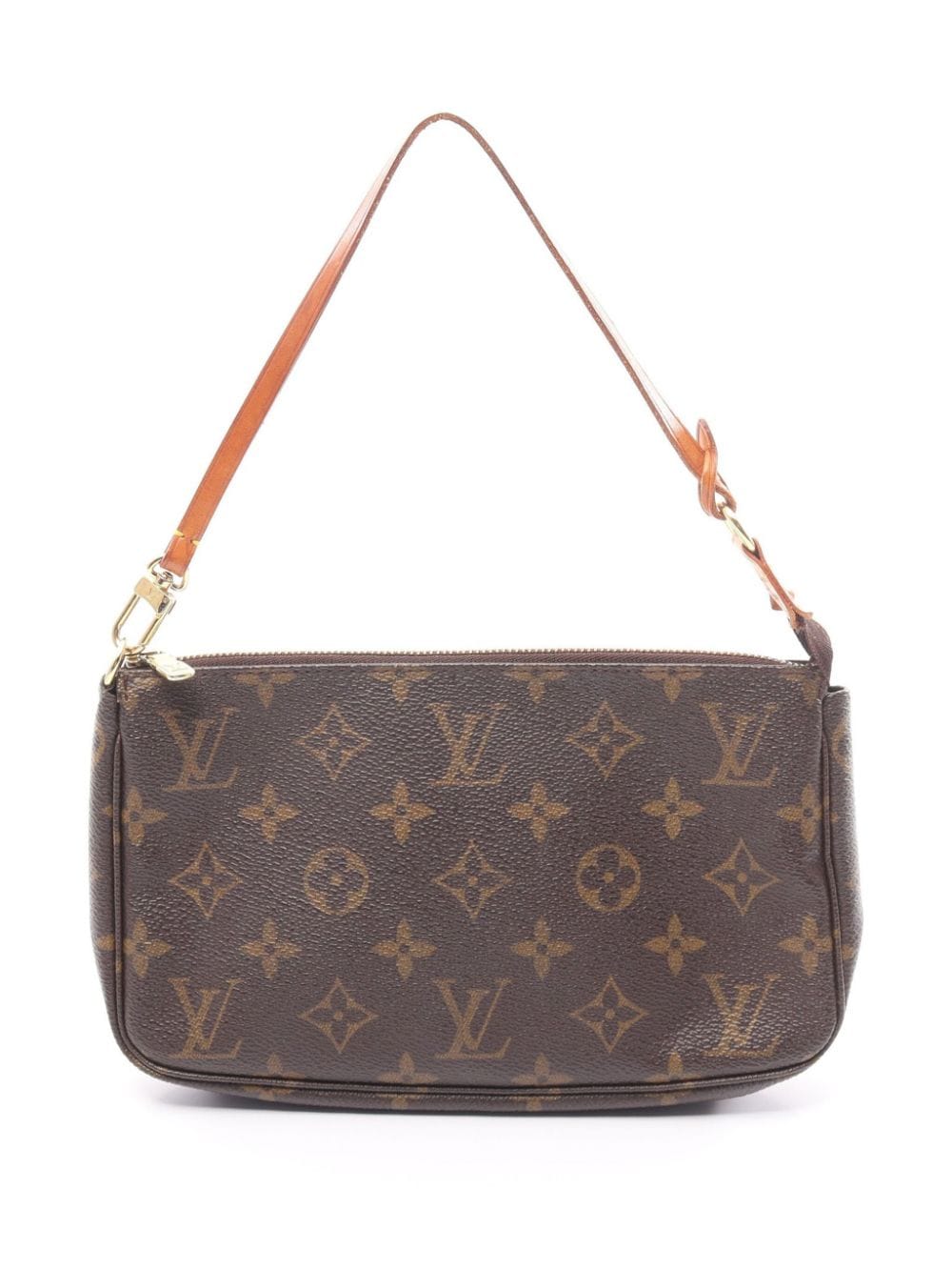 Pre-owned Louis Vuitton Pochette Accessoires 手拿包（2000年典藏款） In Brown