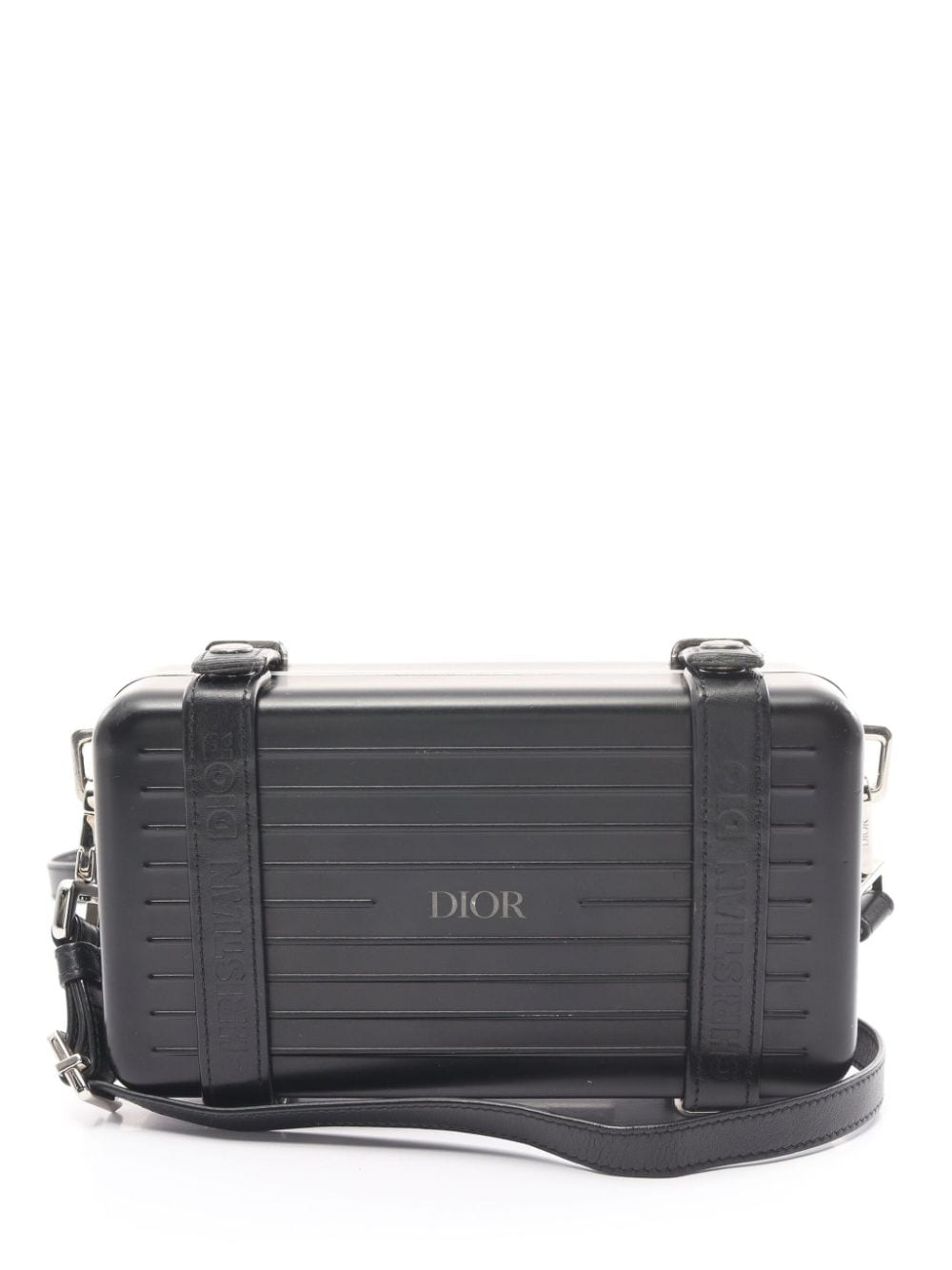 Pre-owned Dior X Rimowa Personal Clutch Bag In Black