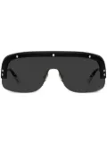 MISSONI EYEWEAR mask tinted sunglasses - Black