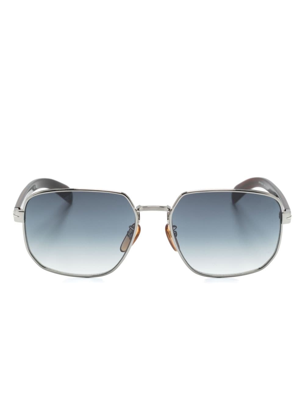 Eyewear By David Beckham Db 7121/gs Rectangle-frame Sunglasses In Burgundy