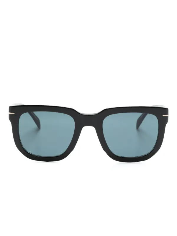 Eyewear By David Beckham スクエアフレーム サングラス | ブラック