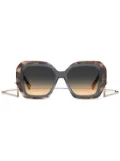 MISSONI EYEWEAR chain-link sunglasses - Brown