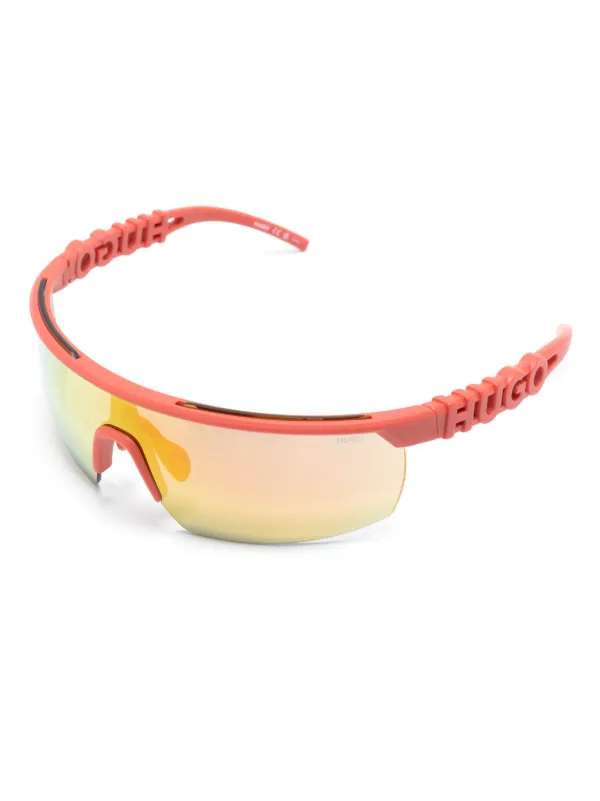 HUGO shield frame Sunglasses Orange FARFETCH JO