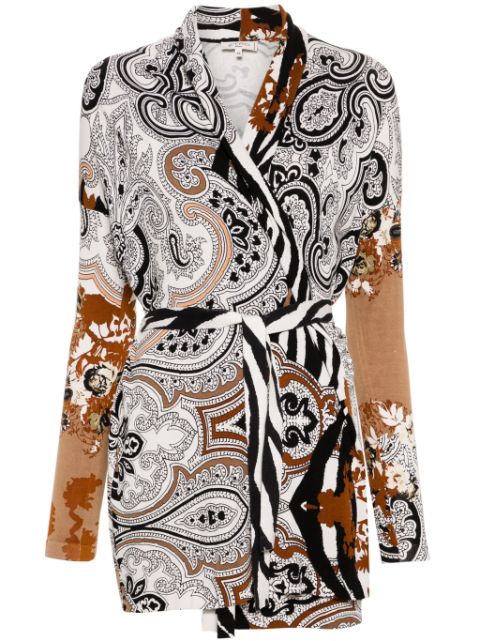 Etro paisley-print wrap jacket Women