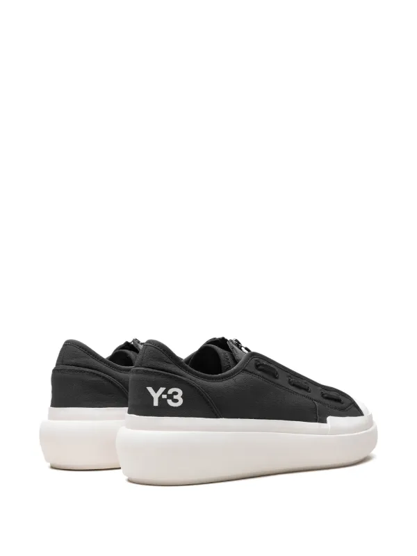 Y-3 Ajatu Court Low スニーカー | ブラック | FARFETCH JP