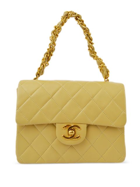 HOT SALE CHANEL 2002 mini Square Flap handbag Women