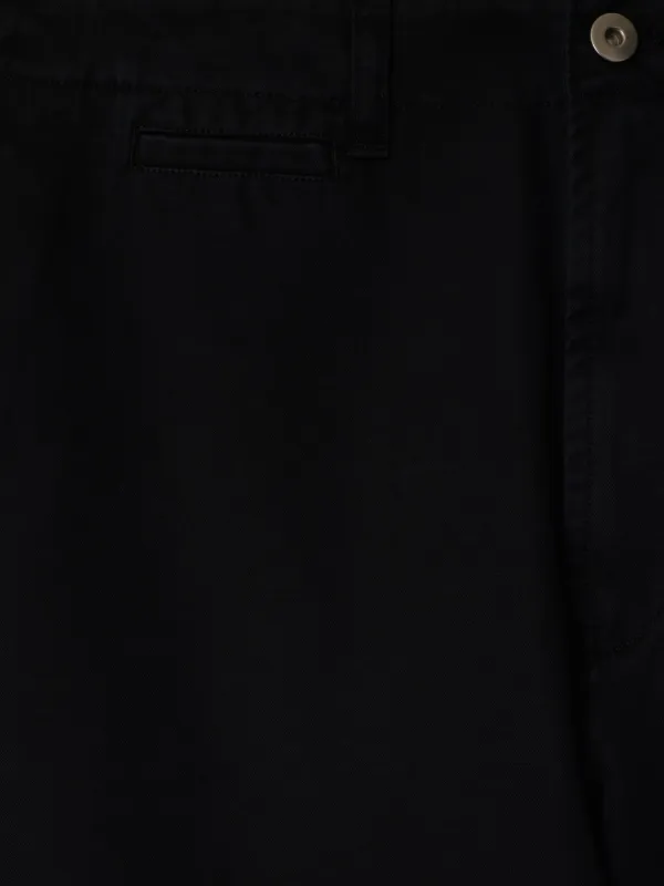 Burberry Cotton Chinos | Black | FARFETCH