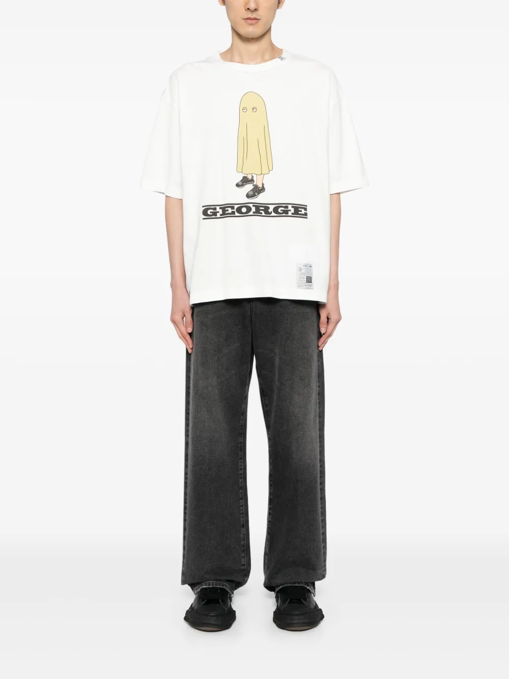 Maison MIHARA YASUHIRO T-shirt met ronde hals - Wit