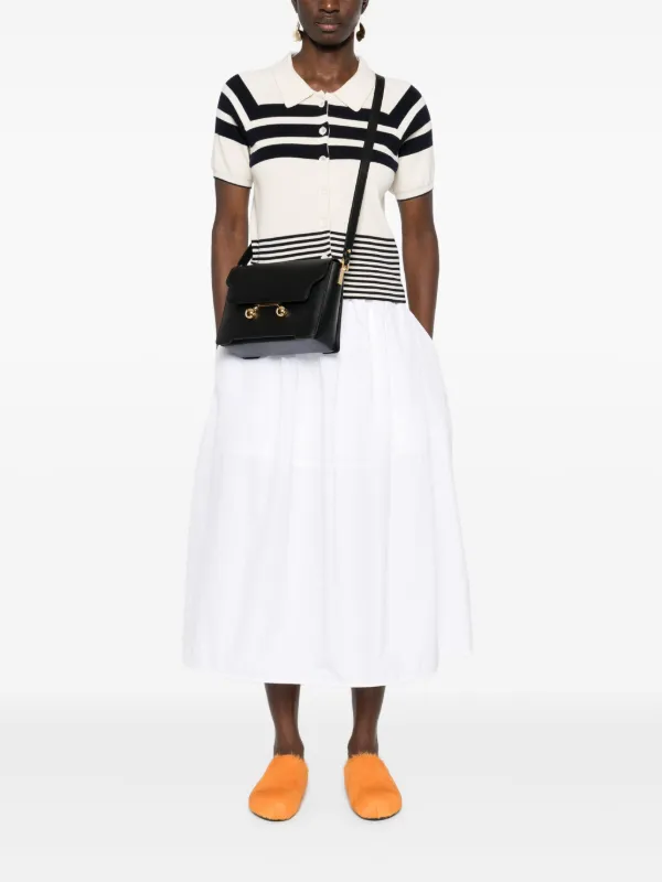 【MARNI】Trunkaroo ショルダーバッグ M、ブラック Marni Trunkaroo ショルダーバッグ M | ブラック | FARFETCH JP